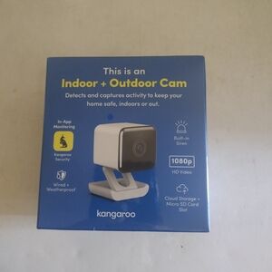 kangaROOS Indoor + Outdoor Cam - Blue and White